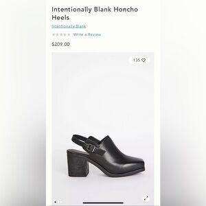 INTENTIONALLY BLANK Black Chunky Heeled Loafers